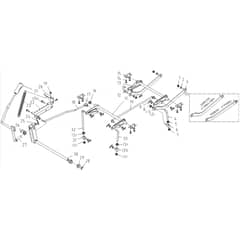 Cobra LT108MSL 2024 - Tractor Jan 2024 from build 2312- only Hanging Side Discharge Diagram