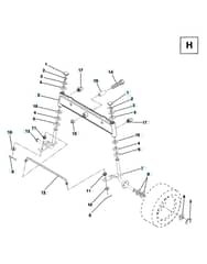Husqvarna Lt112 - Front Axle