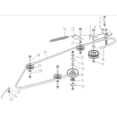 Cobra LT112HR2L - Tractor Jan 2025 Drive Assy Diagram