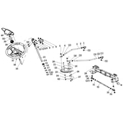 Cobra LT112HR2L - Tractor Jan 2025 Steering Diagram