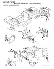 Husqvarna Lt125 - Chassis & Enclosures