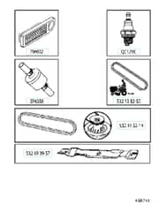 Husqvarna Lt131 - Frequently Used Parts