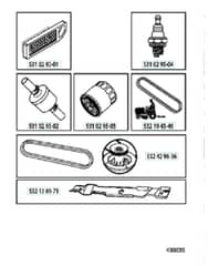 Husqvarna Lt152 - Frequently Used Parts