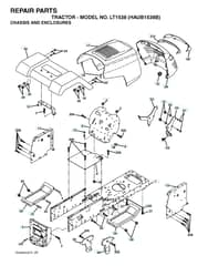 Husqvarna Lt1538 - Chassis & Enclosures