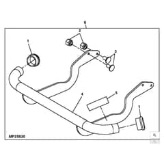 John Deere LT170 - PC9073 - Front Bumper - ST568225