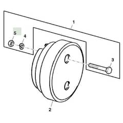 John Deere LT170 - PC9073 - Front Wheel - ST604457