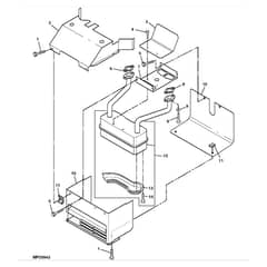 John Deere LT170 - PC9073 - Muffler - ST605685