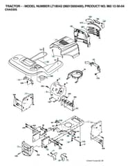 Husqvarna Lt18542 - Chassis & Enclosures