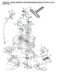Husqvarna Lt18542 - Mower Deck & Cutting Deck