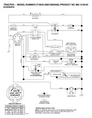 Husqvarna Lt18542 - Schematic