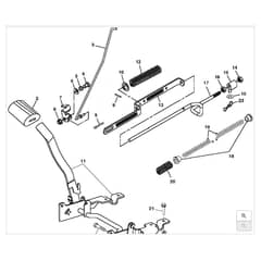 John Deere LT190 - PC9332 - Brake Pedal - ST594534