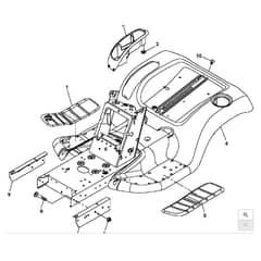 John Deere LT190 - PC9332 - Frame - ST594540