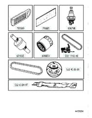 Husqvarna Lt19538R - Frequently Used Parts