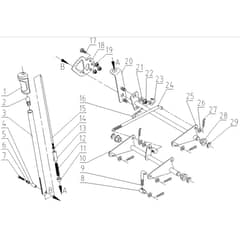 Cobra LT62HRL 2023 - Tractor Jul 2023 Deck Engagement Diagram