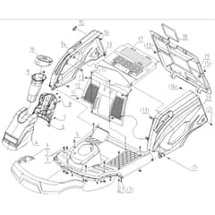 Cobra LT62MRL 2023 - Tractor Jul 2023 Body Diagram