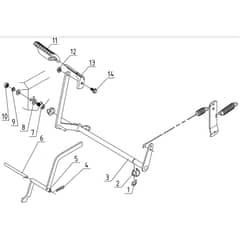 Cobra LT62MRL 2023 - Tractor Jul 2023 Brake Diagram