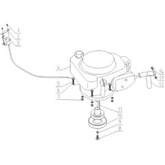 Cobra LT62MRL 2023 - Tractor Jul 2023 Engine Diagram