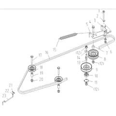 Cobra LT86HRL 2023 - Tractor Apr 2023 Drive Assy Diagram
