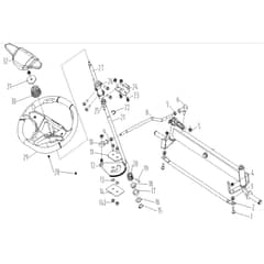Cobra LT86MRL 2023 - Tractor Apr 2023 Steering Diagram
