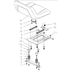 Cobra LT86MRL 2024 - Tractor Jan 2024 from build 2312- only Seat Diagram