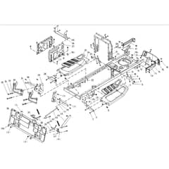 Cobra LT92HRL 2024 - Tractor Jan 2024 from build 2312- only Rear Rack Diagram