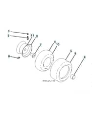 Husqvarna Lt 126 - Wheels & Tyres