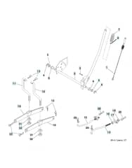 Husqvarna Lt 141 - Mower Lift & Deck Lift
