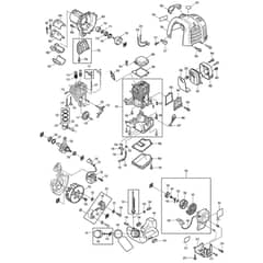 Makita LT-245.4 - Petrol String Trimmer - Power Tool 03 Diagram