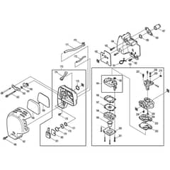 Makita LT-245.4 - Petrol String Trimmer - Power Tool 04 Diagram