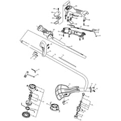Makita LT-27 - Petrol String Trimmer - Power Tool 03 Diagram