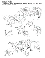 Husqvarna Lth125 - Chassis & Enclosures