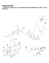 Husqvarna Lth125 - Mower Lift & Deck Lift
