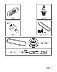 Husqvarna Lth126 - Frequently Used Parts