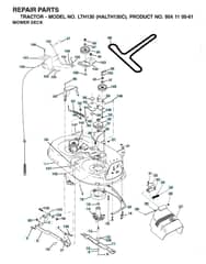 Husqvarna Lth130 - Mower Deck & Cutting Deck