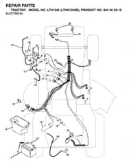 Husqvarna Lth1342 - Electrical