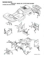 Husqvarna Lth135 - Chassis & Enclosures