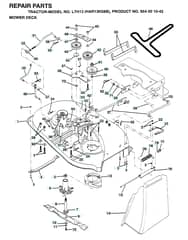 Husqvarna Lth13 - Mower Deck & Cutting Deck