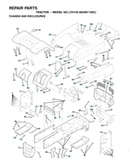 Husqvarna Lth140 - Chassis & Enclosures