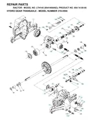Husqvarna Lth145 - Transmission