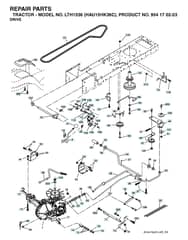 Husqvarna Lth1536 - Drive