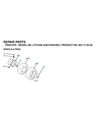 Husqvarna Lth1536 - Wheels & Tyres