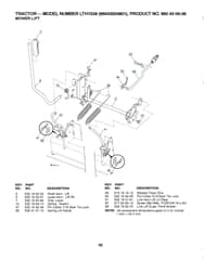 Husqvarna Lth1538 - Mower Lift & Deck Lift