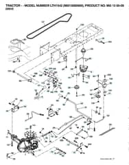 Husqvarna Lth1542 - Drive