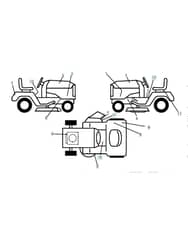 Husqvarna Lth1742 Twin - Decals