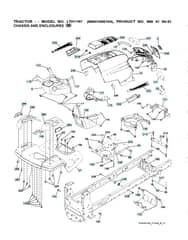 Husqvarna Lth1797 - Chassis & Enclosures