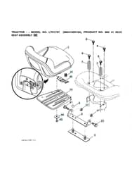 Husqvarna Lth1797 - Seat