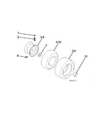 Husqvarna Lth1842 - Wheels & Tyres