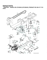 Husqvarna Lth18542 - Drive