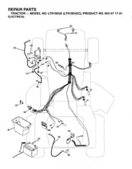 Husqvarna Lth18542 - Electrical