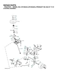 Husqvarna Lth18542 - Steering
